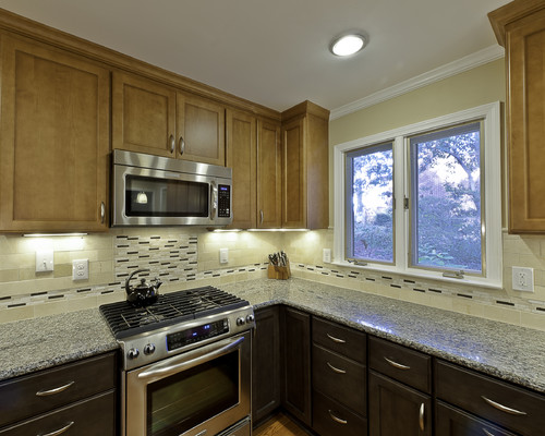 New Caledonia Granite Countertops Dark Cabinets New Caledonia Countertop Granite Dark Cabinets Flooring Subway